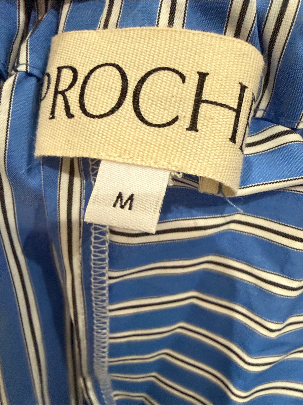 Reversible Uma Dress In Blue Stripe — image 6 of 7